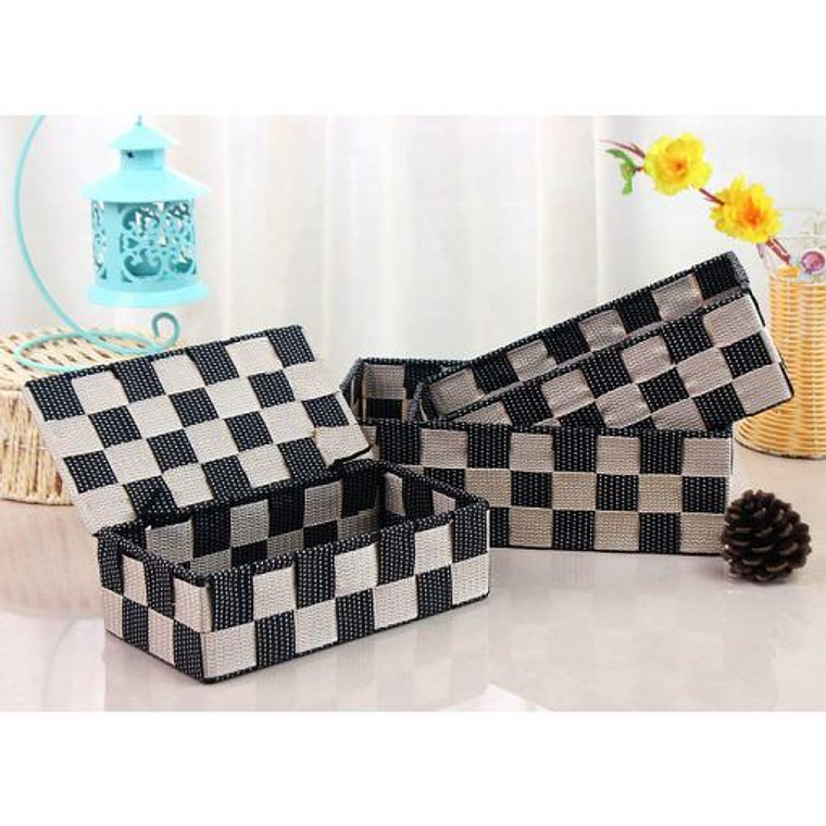 Set 3 Cajas Organizador Baño Cocina Closet Maquillaje Escritorio 2