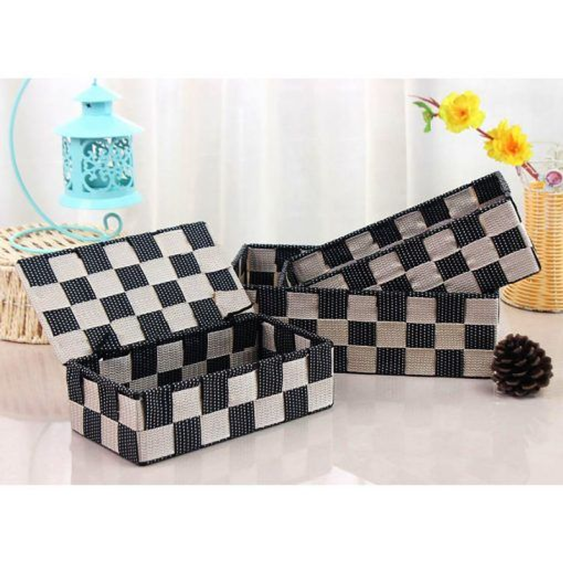 Set 3 Cajas Organizador Baño Cocina Closet Maquillaje Escritorio 2