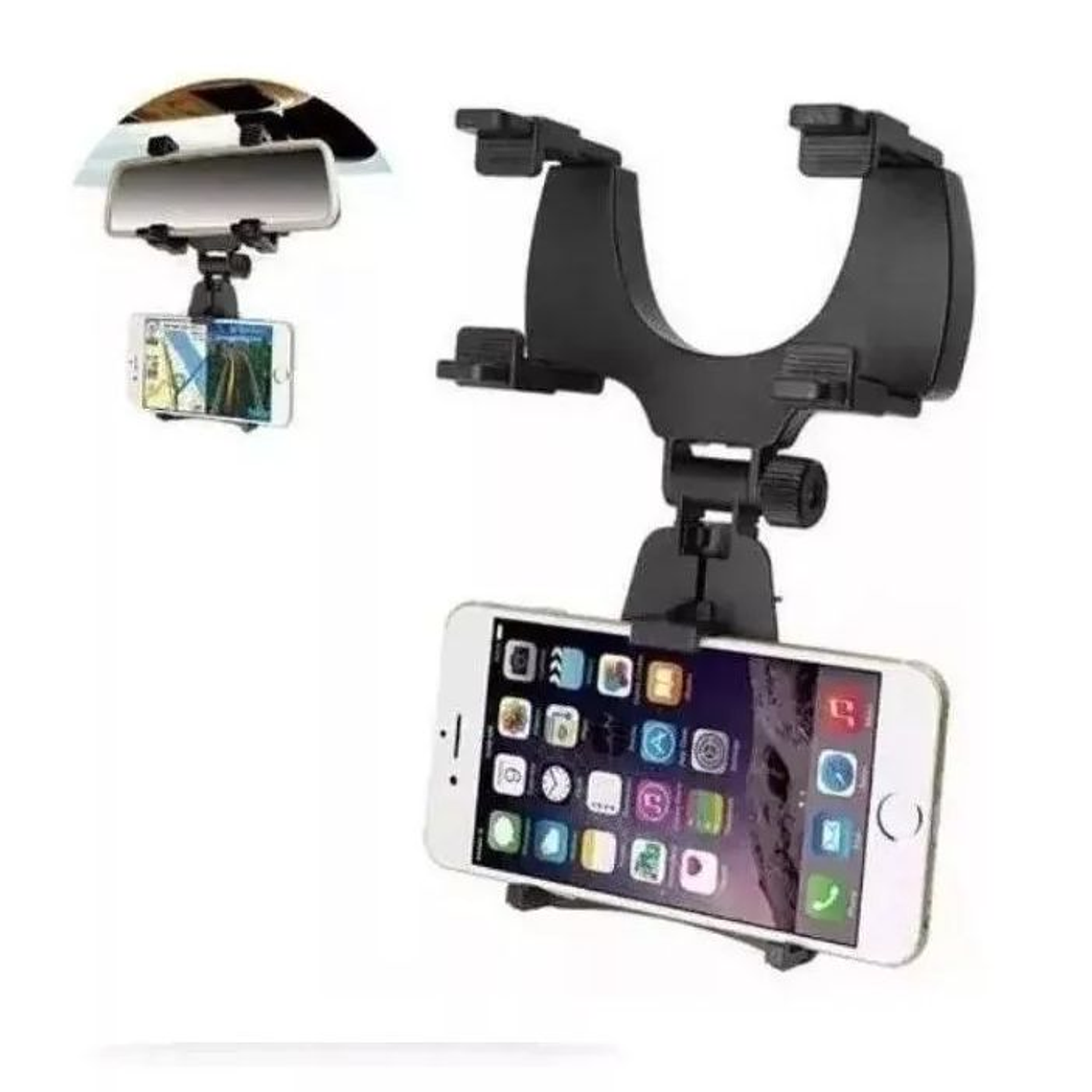 Soporte Porta Celular Para Espejo Retrovisor Universal 5