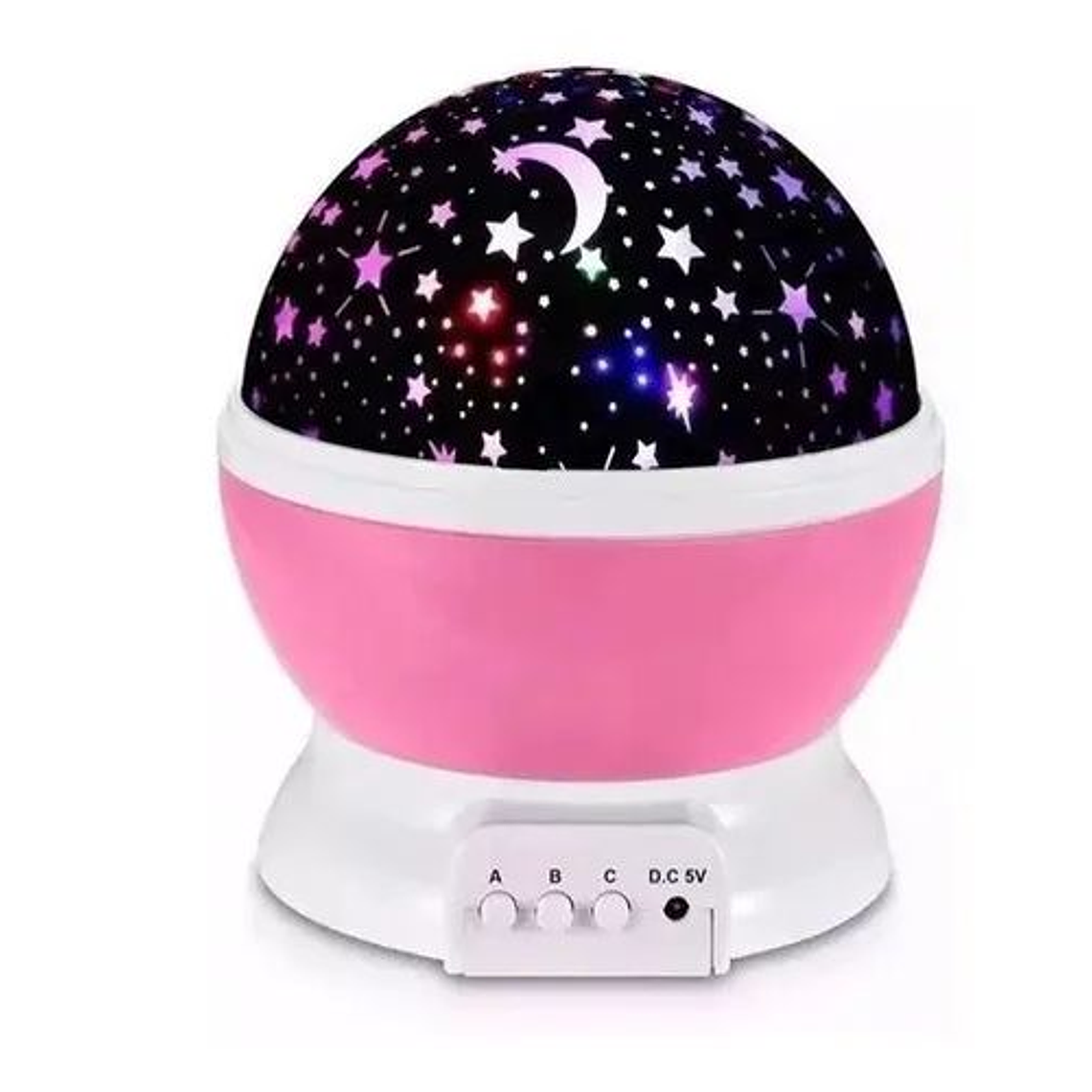 Lámpara Niños Noche Espantacucos Proyector Estrellas 1