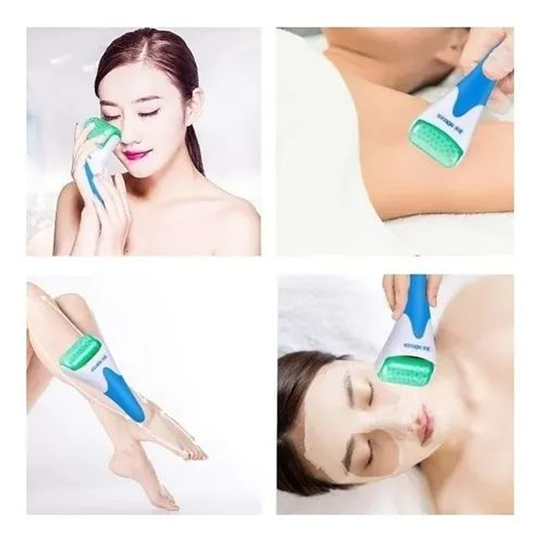 Masajeador Facial Rodillo Frio Cara Y Ojos Arrugas 1