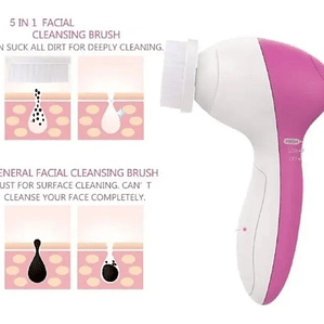 Limpiador Y Masajeador Facial 5 En 1