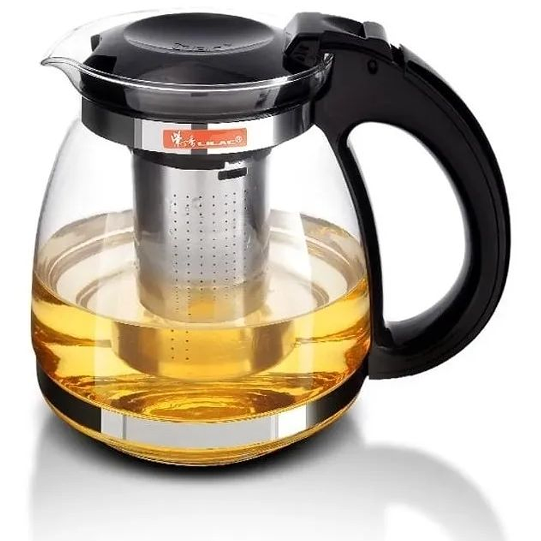 Infusor De Te Tetera De Vidrio 900 Ml 1