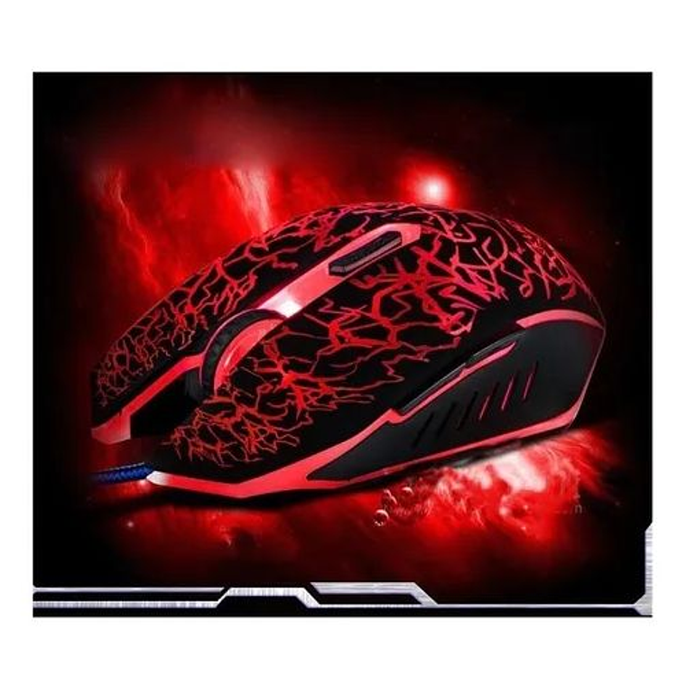 Mouse Gamer Con Luz Led 6 Botones 1