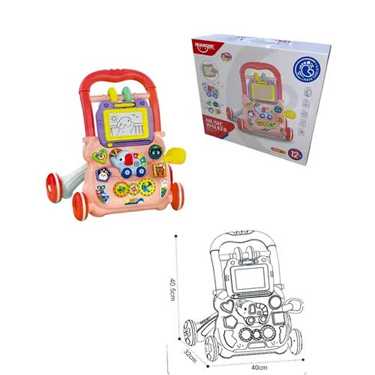 Caminador Andadera Bebé Musical Elefante 2