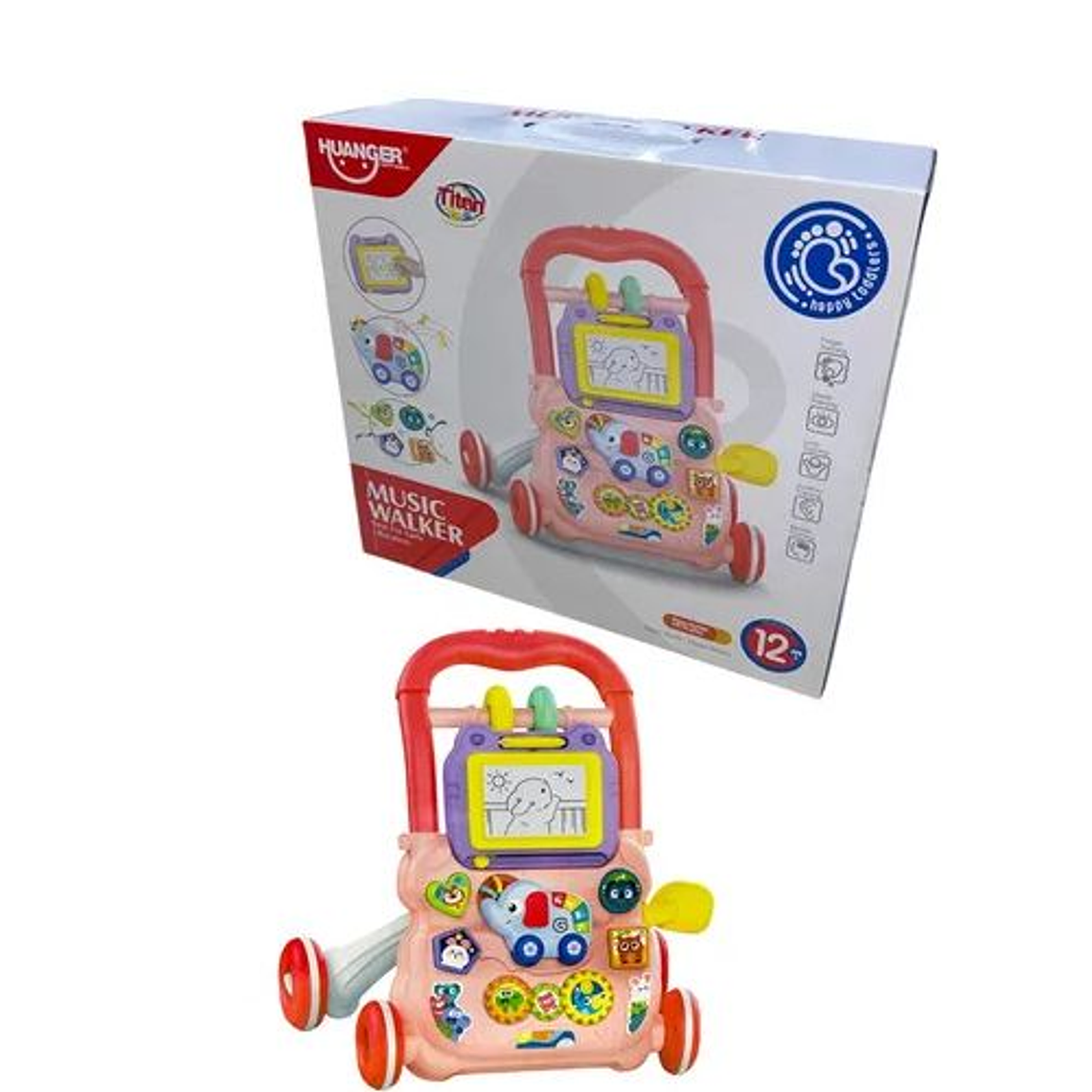 Caminador Andadera Bebé Musical Elefante 4