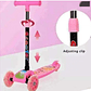 Scoorter 3 Ruedas con Luces para Niños Rosado - Miniatura 3
