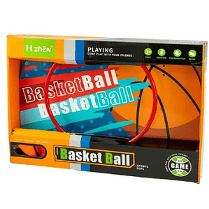 Tablero de Baloncesto con Balon de Basket