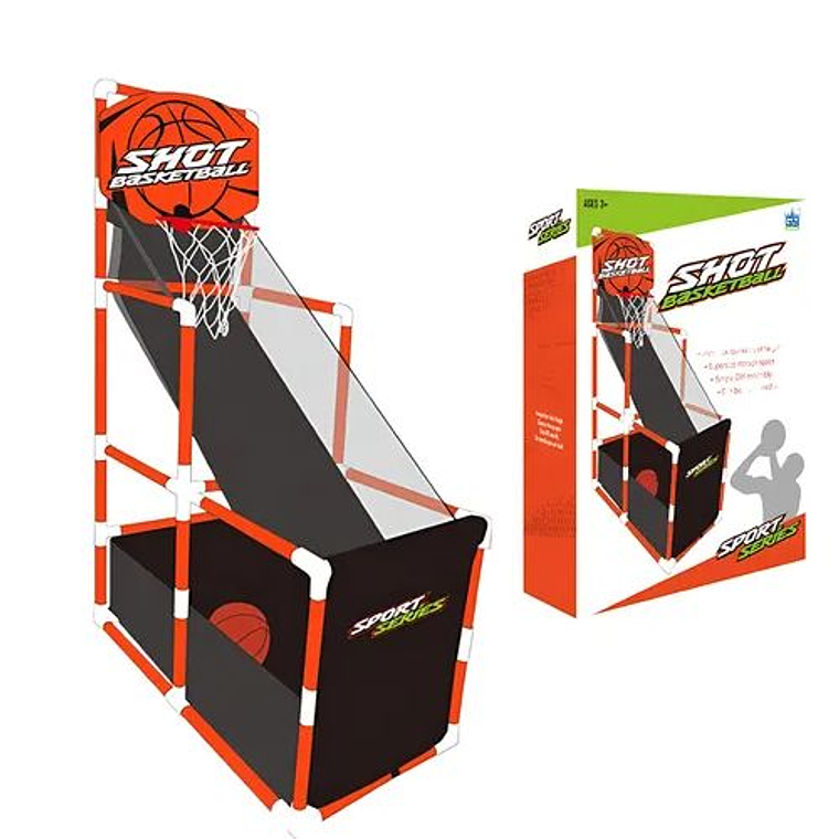 Aro De Básquet Con Dos Pelotas Y Bombín Recoger Pelota 1