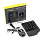 KIT GAMER TECLADO Y MOUSE LED AOAS M1500 - Miniatura 1