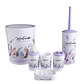 Set Juego De Baño 6 Piezas Accesorios Elegante - Miniatura 1