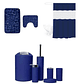 SET DE BAÑO COMBO ELEGANTE AZUL 9 PIEZAS - Miniatura 1