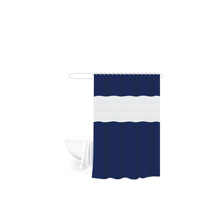 SET DE BAÑO COMBO ELEGANTE AZUL 9 PIEZAS 2