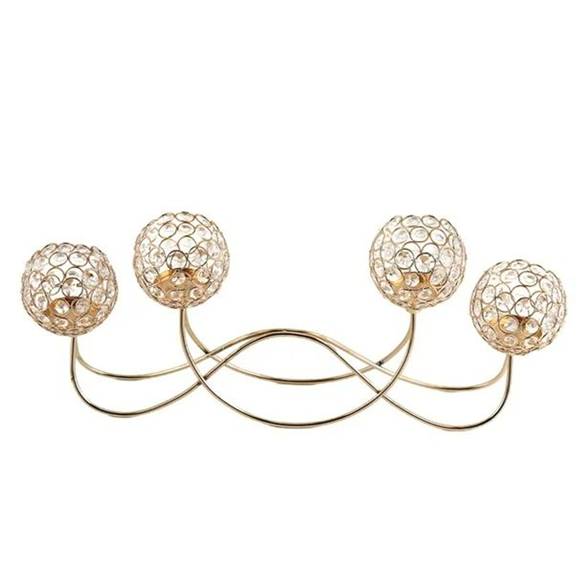 Candelero de cristal comedor 58x15x23cm 1