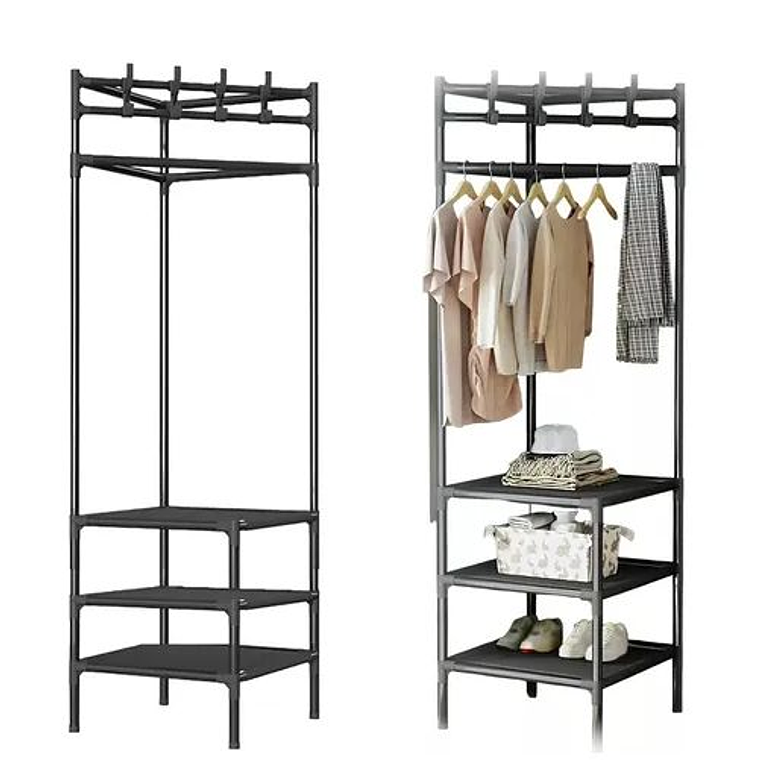 Closet Plegable Organizador Ropa Accesorios Estante Armable 1