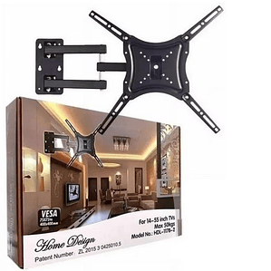 Soporte Giratorio para Tv 14-55 LedLcdPlasma  Negro