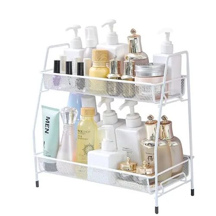 Organizador Doble Estante De Mesada Cocina Lavadero Baño 1