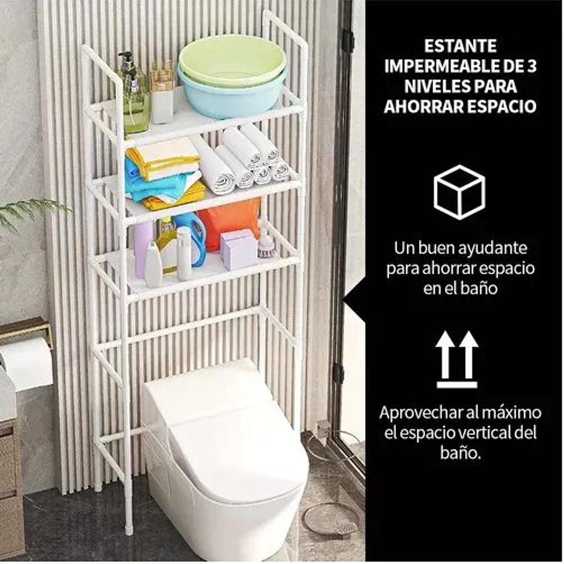 Organizador Mueble De Baño 3 Niveles Repisa 3