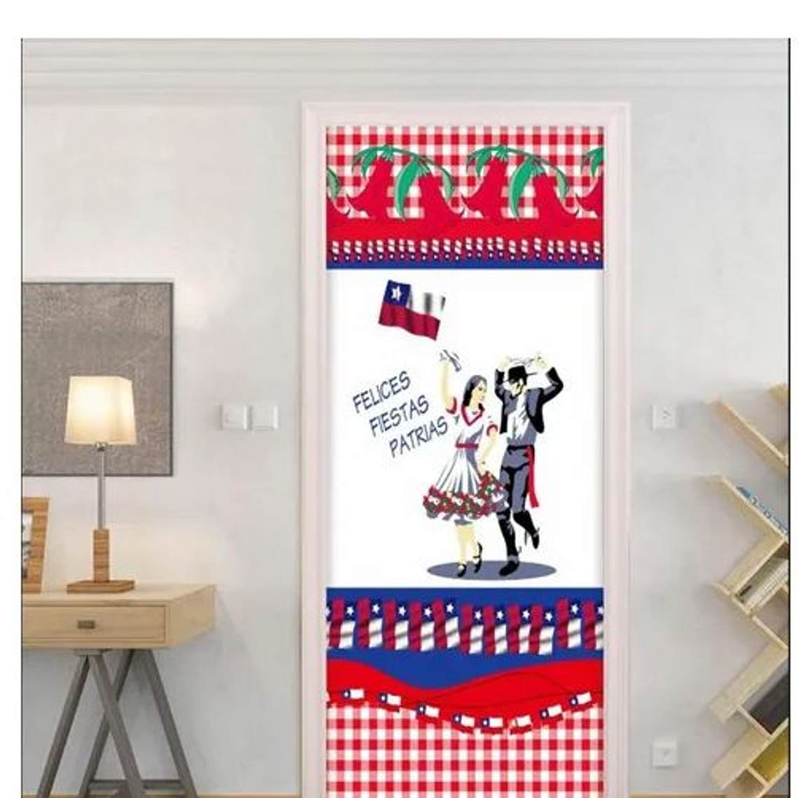 Funda Para Puertas Decoracion Fechas Patrias Elastica Surtida 5