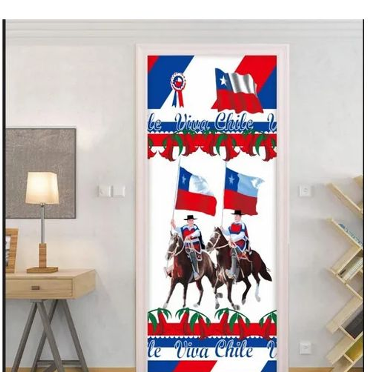 Funda Para Puertas Decoracion Fechas Patrias Elastica Surtida 6