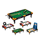 Juguete Mini Mesa 5 En 1 Juegos Billar Hockey Snooker - Miniatura 1