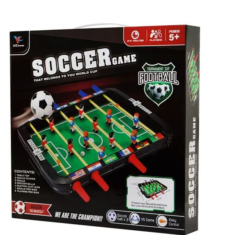 Mini Futbol Juego De Mesa Niños Diversión 3