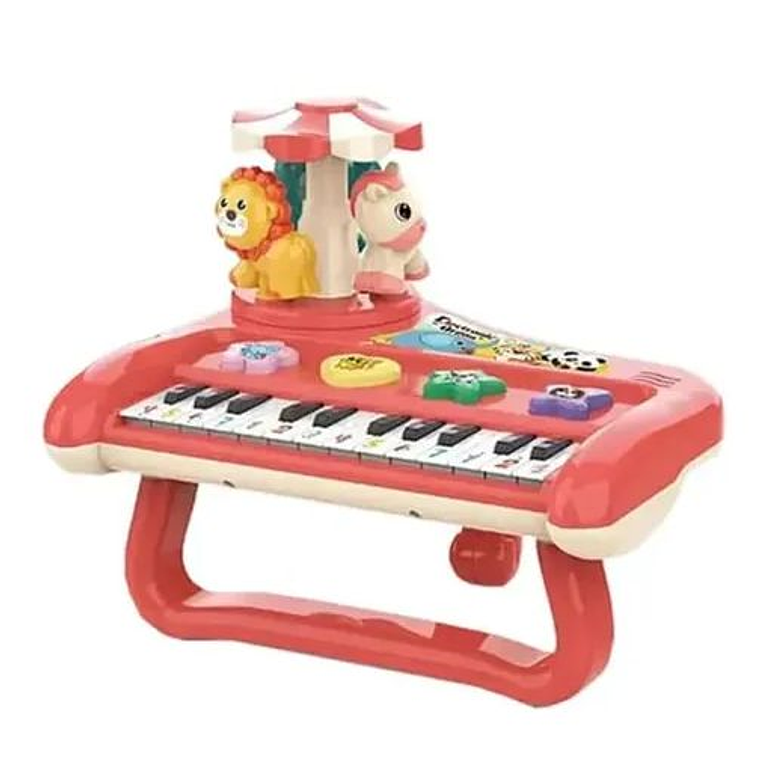 Piano Musical Bebes Instrumento Juguete Para Niños Rosa 1