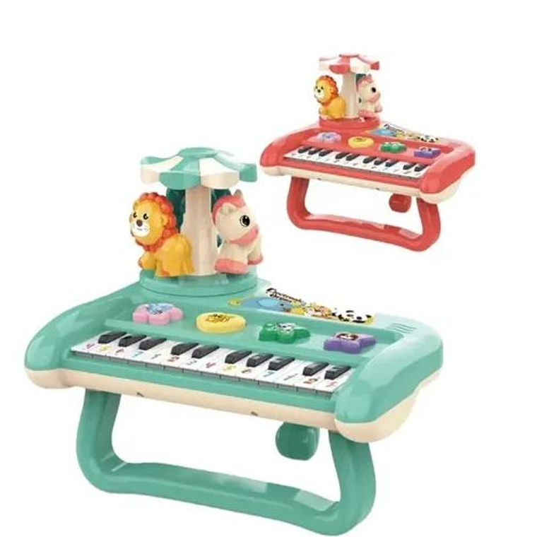 Piano Musical Bebes Instrumento Juguete Para Niños verde 2