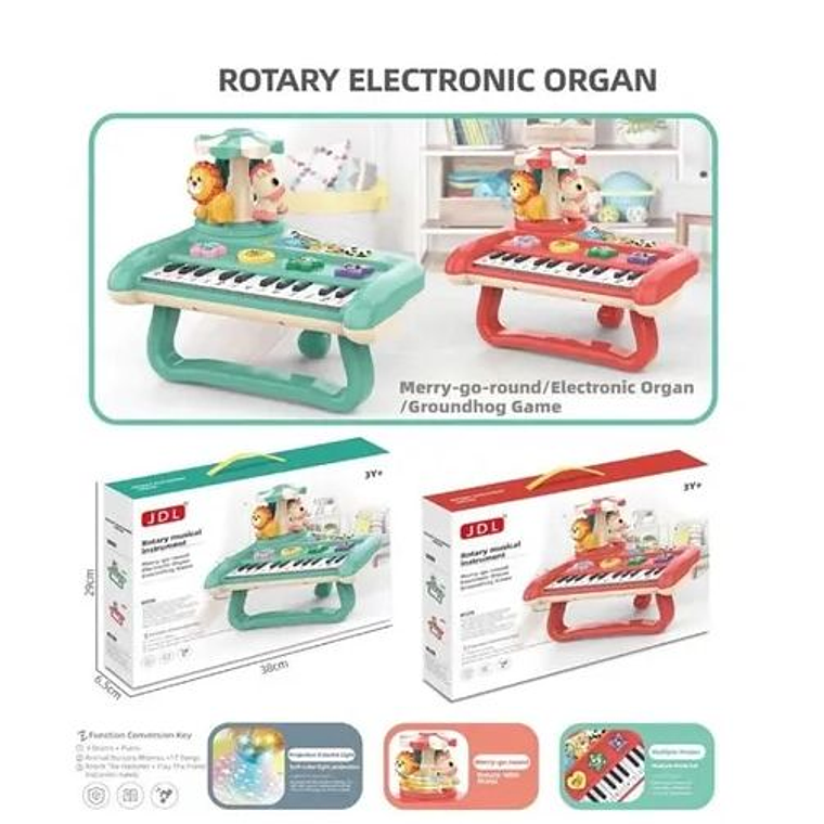 Piano Musical Bebes Instrumento Juguete Para Niños verde 4