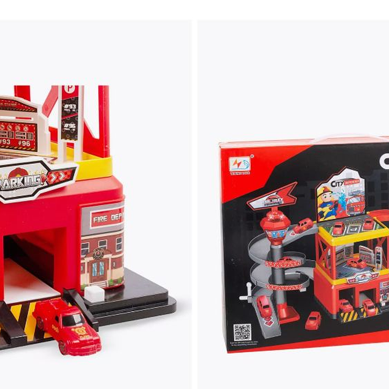 Pista de carreras juguete interactivo para niños 4