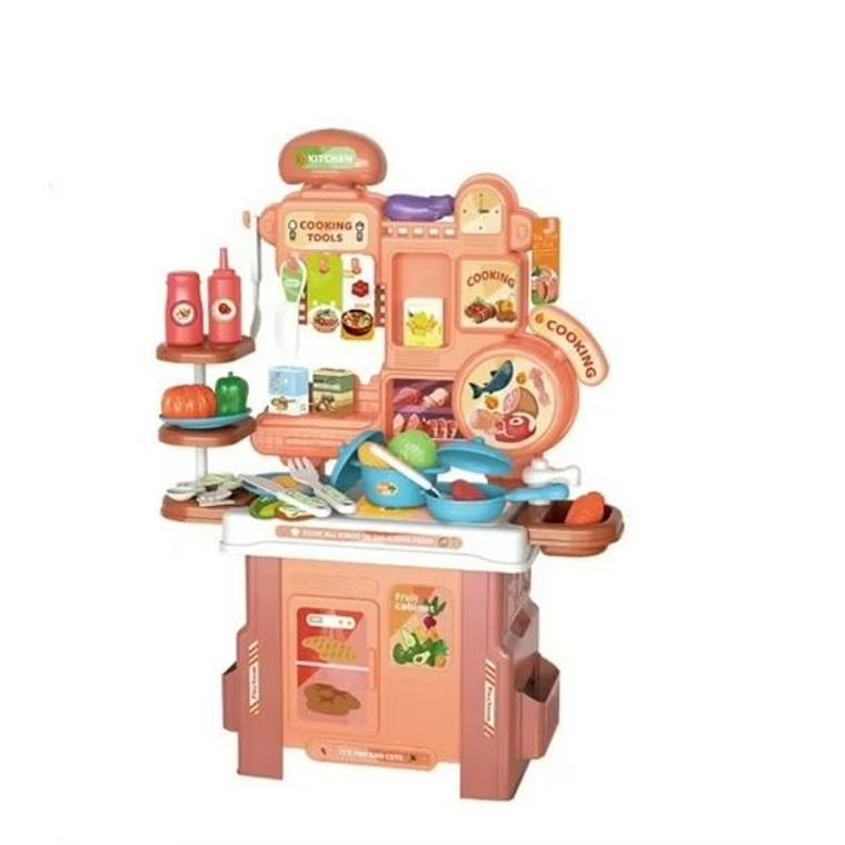 Set De Cocina Juguete Para Niños 46pcs Mesa Accesorios 1