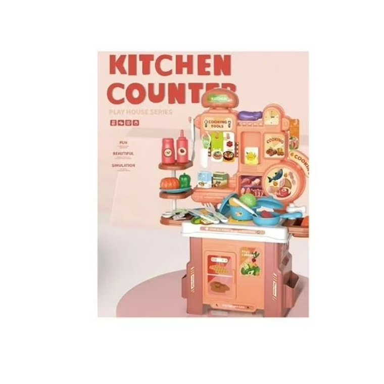 Set De Cocina Juguete Para Niños 46pcs Mesa Accesorios 3