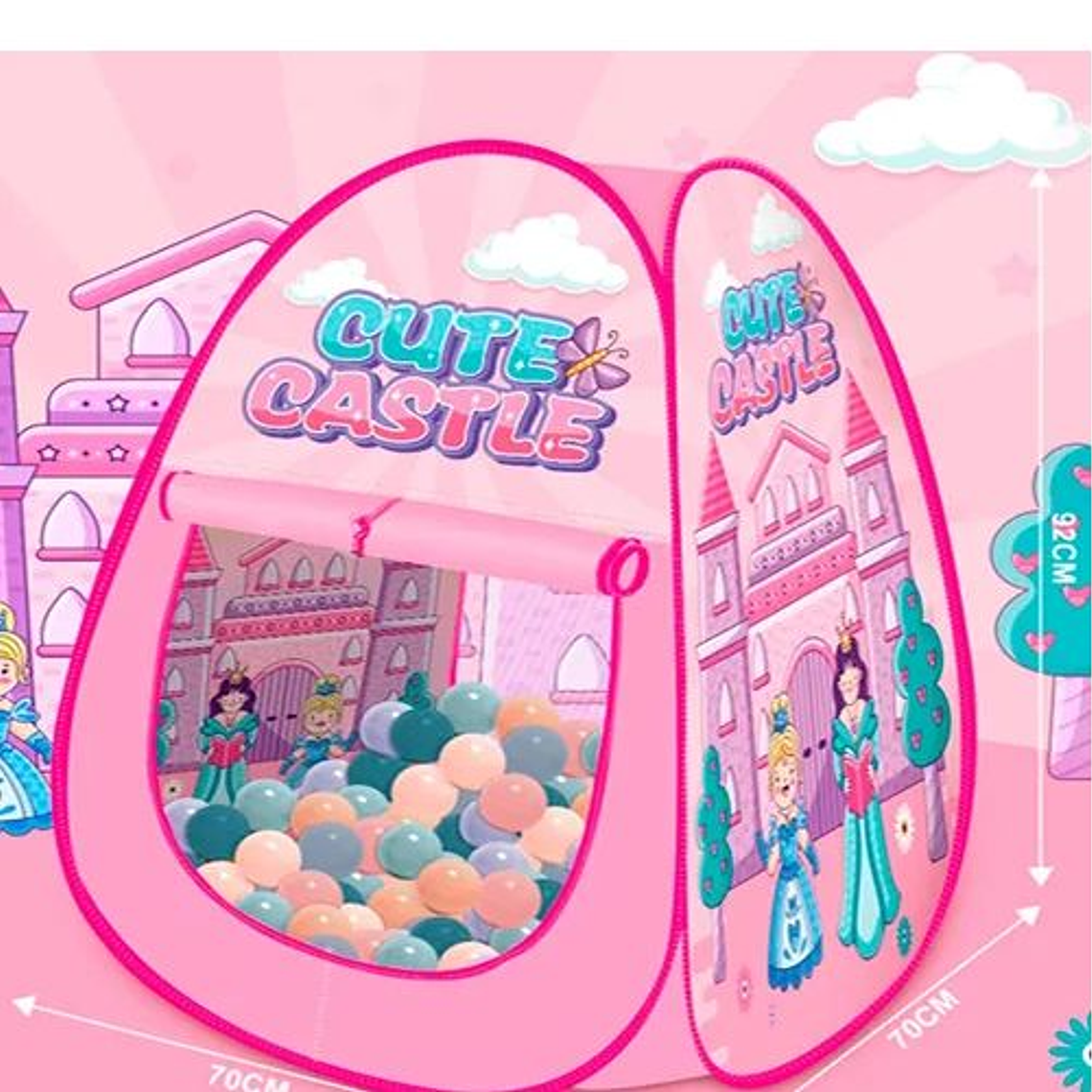 Carpa Infantil Piscina 100 Pelota Castillo Cute Juego Niños 2