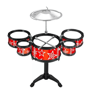 Mini Batería Musical Juguete Infantil 7 Pcs Jazz Drum Niños