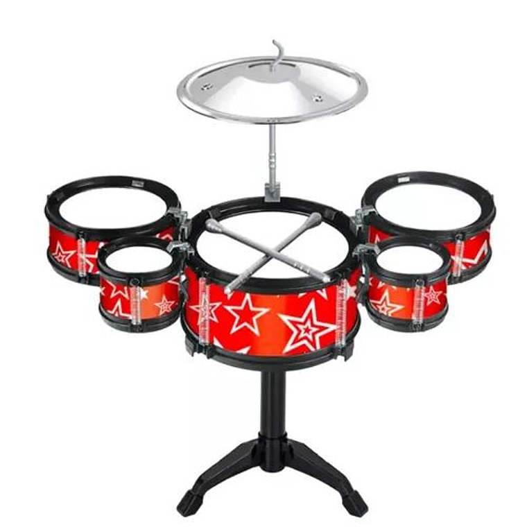 Mini Batería Musical Juguete Infantil 7 Pcs Jazz Drum Niños 1