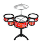 Mini Batería Musical Juguete Infantil 7 Pcs Jazz Drum Niños - Miniatura 1