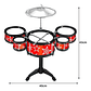 Mini Batería Musical Juguete Infantil 7 Pcs Jazz Drum Niños - Miniatura 4