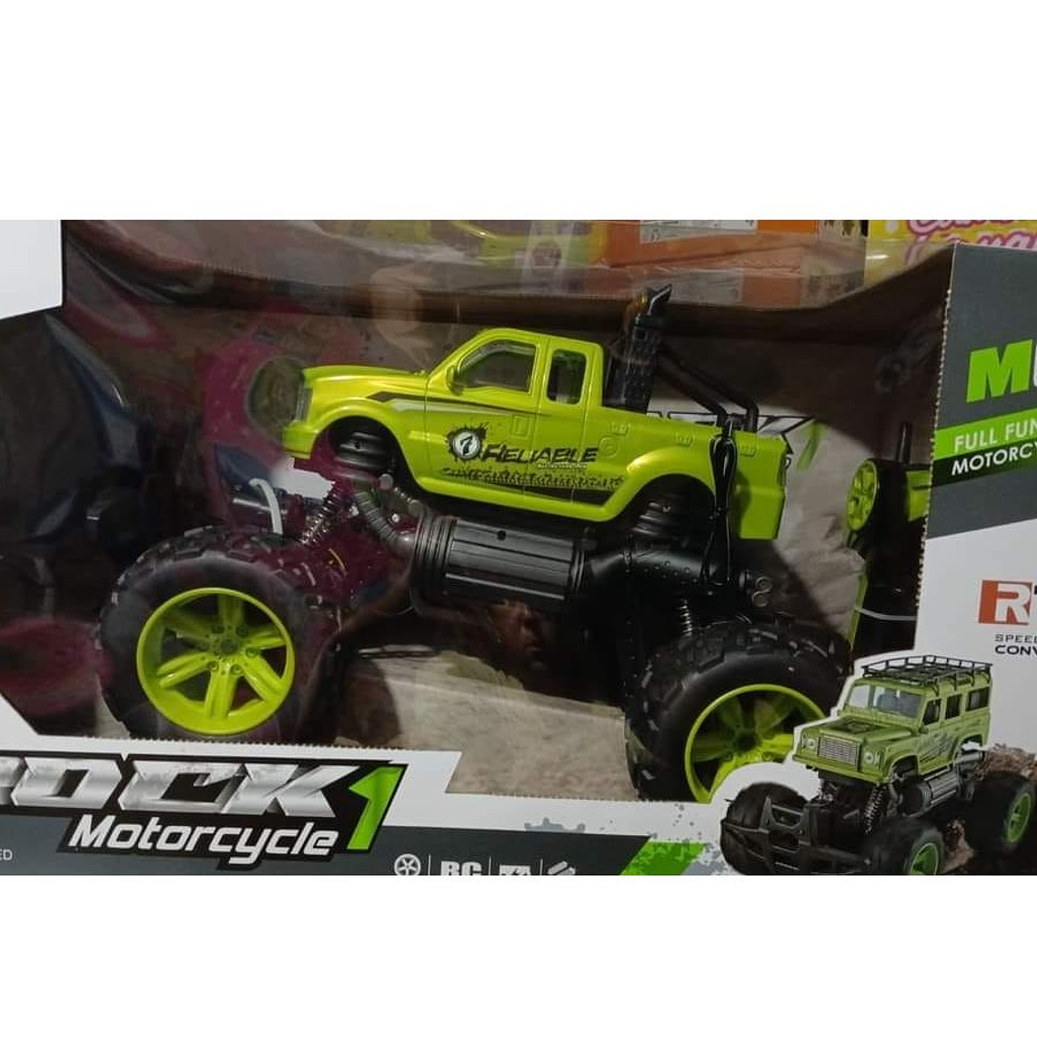 Auto Camioneta A Bateria Con Control Remoto Juguete 1