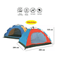 Carpa Iglú 4 Personas Camping Pesca Impermeable Mosquitero - Miniatura 6