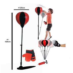 SET DE BOXEO CON GUANTES Y PELOTA DE BOXEO PARA NIÑOS