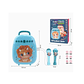 JUGUETE ALTAVOZ NIÑOS MICRÓFONOS DIVERSION Y MÚSICA AZUL - Miniatura 3