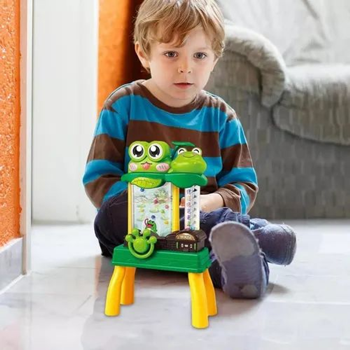 Juego De Mesa Pinball Ranita Niños Electrónico Juego Embocar 3