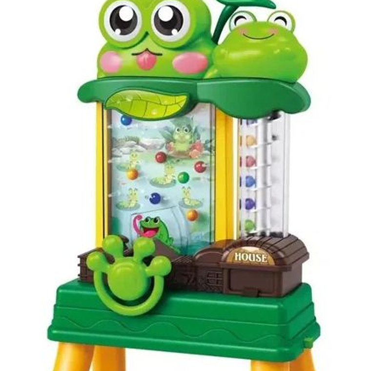 Juego De Mesa Pinball Ranita Niños Electrónico Juego Embocar 5