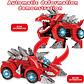 Auto transformable en dinosaurio Música con iluminación - Miniatura 3