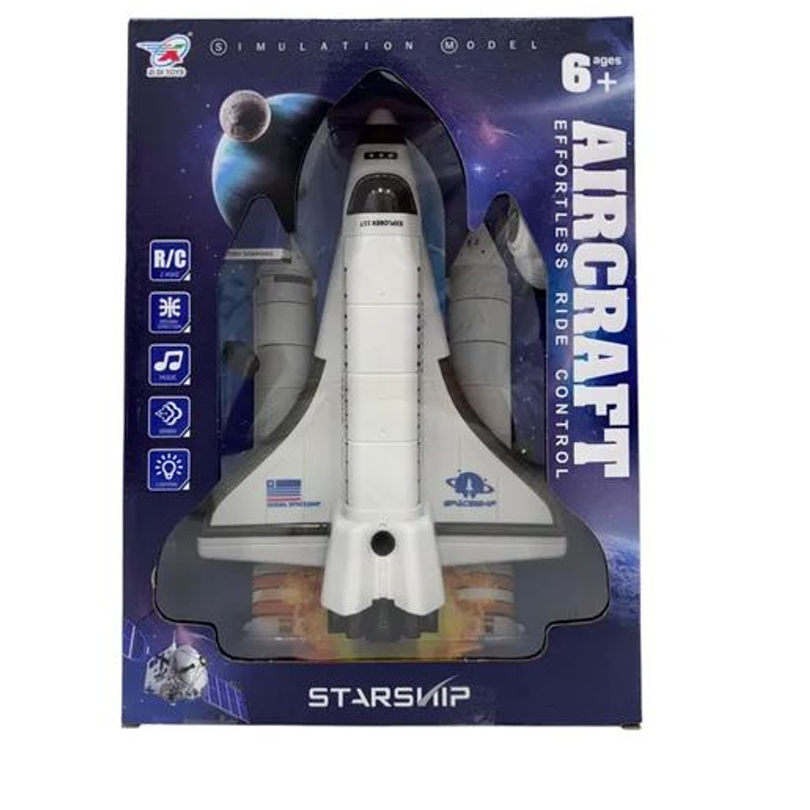 Nave De Exploracion Espacial A Radio Control Color Blanco 1