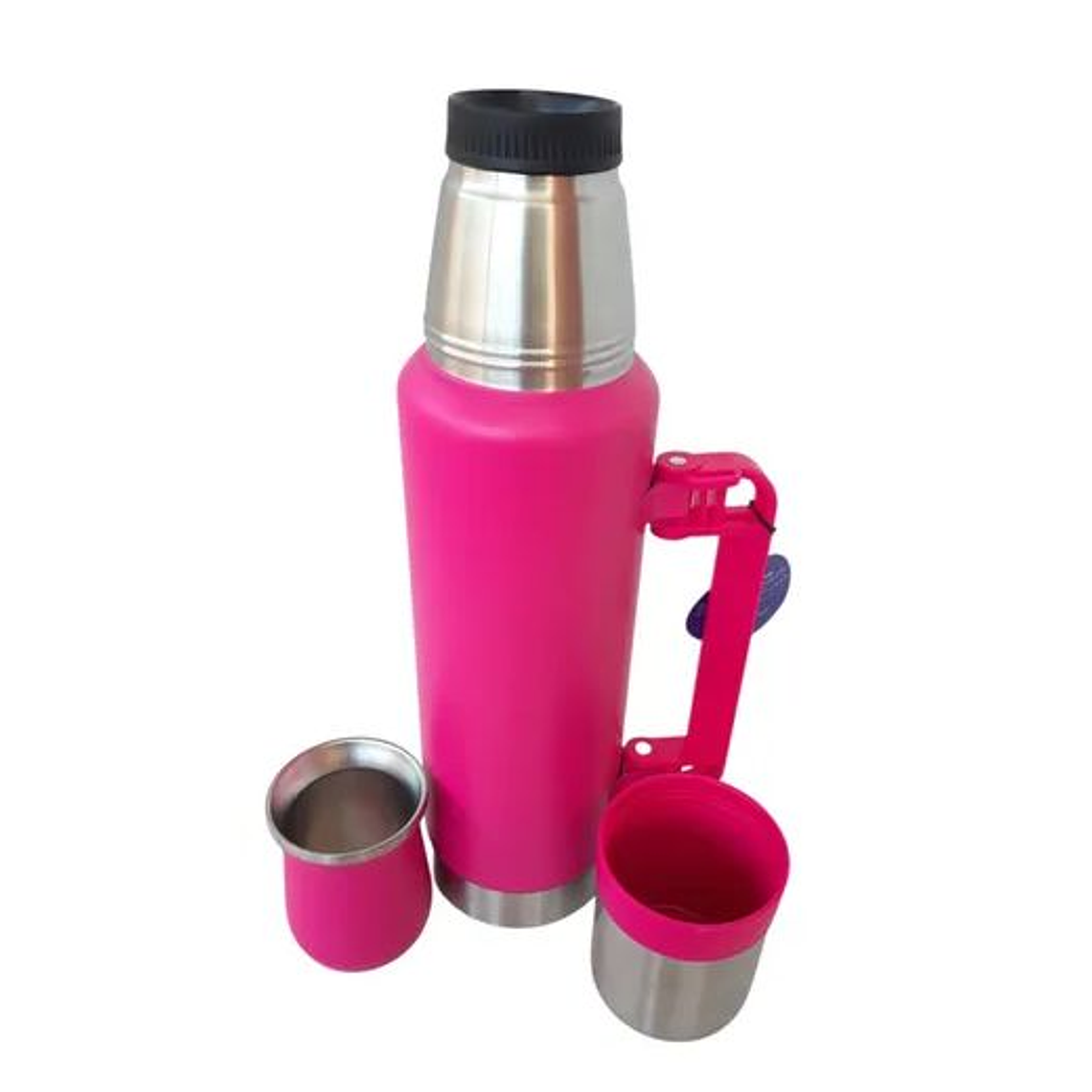 Termo Mate 120ml + Envase 50ml Bombilla Acero Inoxidable 2