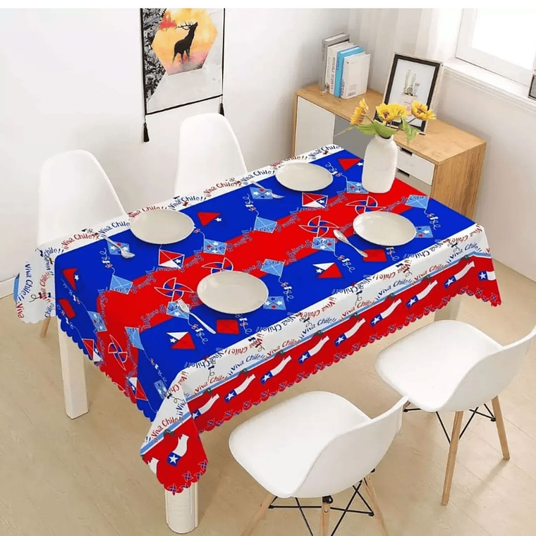 Mantel Dieciochero 150x220cm Fechas Patrias Fiesta Dieciocho 2