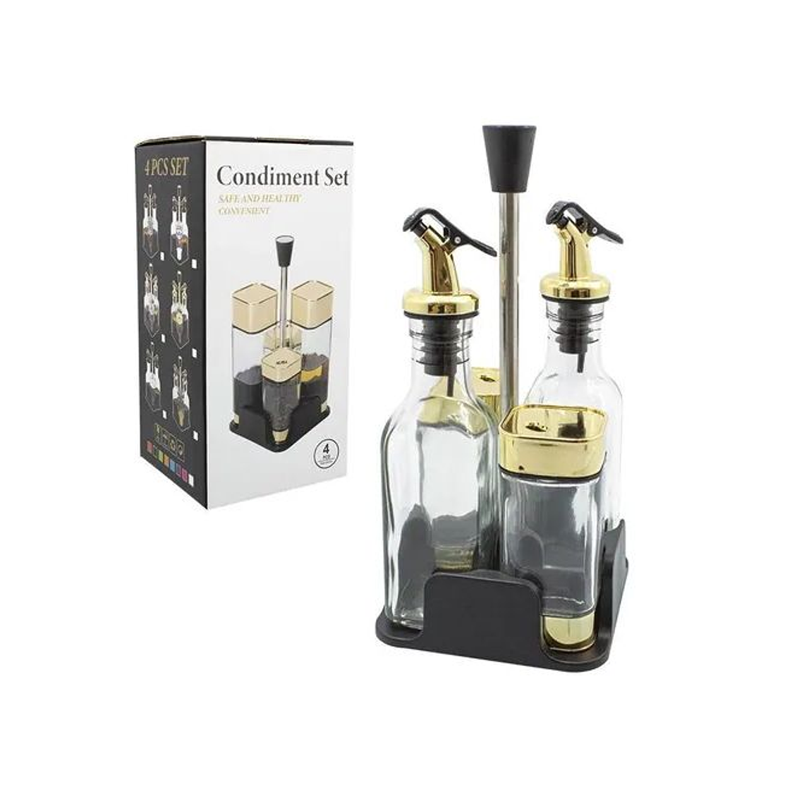 Set Organizador Condimentos Aceite Vinagre 1