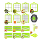Cortador Rallador De Verduras, Frutas, quesos 22 Piezas - Miniatura 2