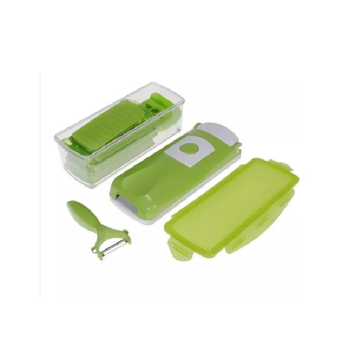 Cortador Rallador Picador Multiuso De Frutas Y Verduras 12 piezas 2